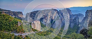 The Beautiful Floating Monasteries in Meteora, Greece