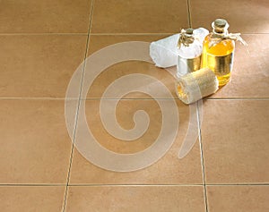 Beautiful floor tile isolated