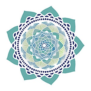 Beautiful floral mandala