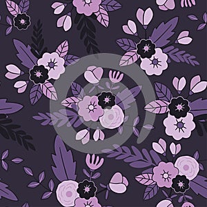 Beautiful floral seamless pattern. Perfect for textile, wrapping, web and all kind of decorative projects.