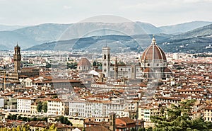 Beautiful Florence city, Tuscany, Italy, cradle of the renaissance, historical cultural city