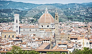 Beautiful Florence, Tuscany, Italy, cradle of the renaissance, h photo