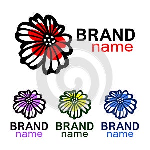 Beautiful flower logo.