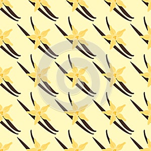 Beautiful flower seamless pattern background design vector