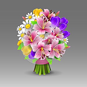 Beautiful flowers bouquet