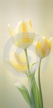 Beautiful flowers bouquet of yellow tulips white lilies 1690444784092 6