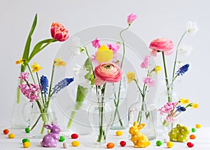 Festive Easter table decoration