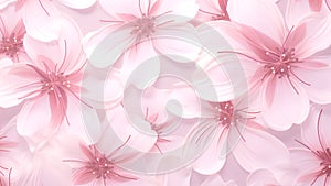 Beautiful flowers Floral blossom pastel colorful background, jasmine rose blossom texture, Generative AI