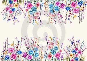 Beautiful flowers pattern