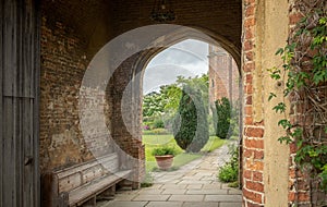 Beautiful flowers, trees and plants and garden landscaping in Sissinghurst Caslte Gardens