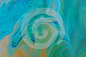 Beautiful fluid art natural luxury painting. Marbleized effect.