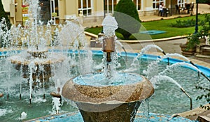 Yessentuki Beautiful fountain in the resort town photo