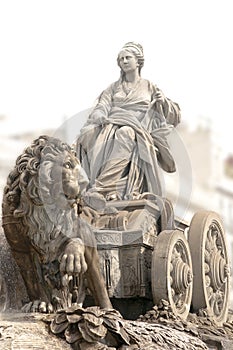 Fountain of Cibeles in Madrid photo