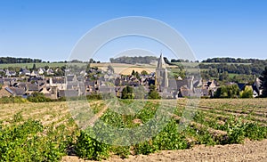 Beautiful french village in the countryside