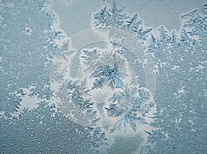 Beautiful frost pattern