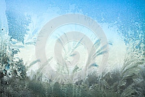Beautiful frosted glass texture use for background