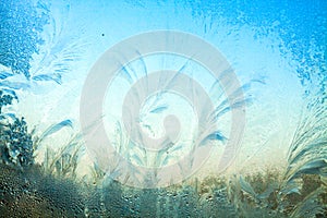 Beautiful frosted glass texture use for background