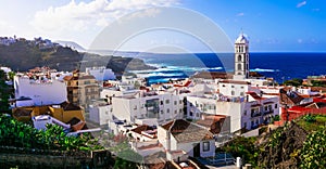 Tenerife holidays and landmarks - beautiful coastal town Garachico, Canary islands of Spain photo