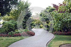 Beautiful garden path