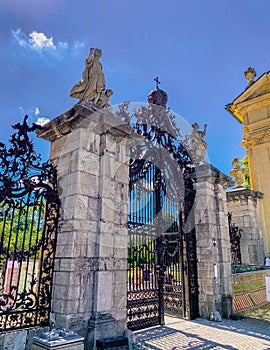 Beautiful gates of the WÃ¼rzburg Residence