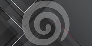 Geometric Modern Black Presentation Background