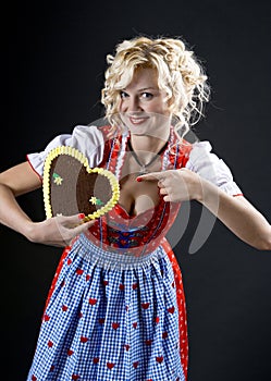 Beautiful german Girl in Dirndl