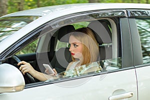 Beautiful girl talking on the phone