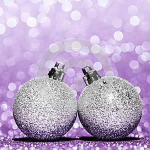 Beautiful Glitter christmas balls