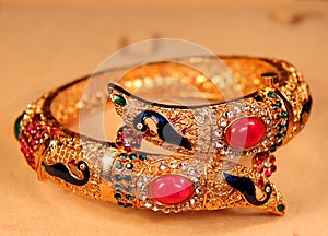 Beautiful Golden Indian bracelet