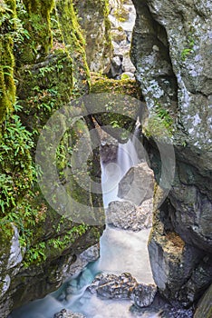 Beautiful gorge of Tolmin, Slovenia