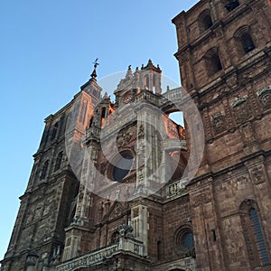 Beautiful gothic cathedral, Spain. Hermosos espacios antiguos camino a Santiago de Compostela.