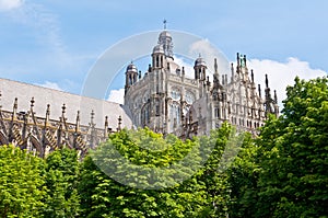 Beautiful Gothic style cathedral in Den Bosch, Netherlands