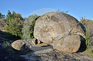 Beautiful granite stones,Arbuzinskiy canyon,natural landmark,