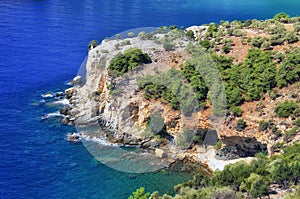 Krásný Řek ostrov z 