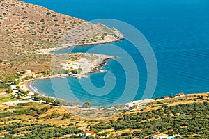 Beautiful greek seascape at sunny day