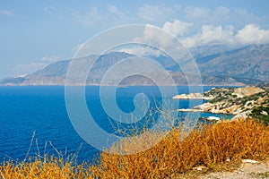 Beautiful greek seascape at sunny day