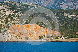 Beautiful greek seascape at sunny day