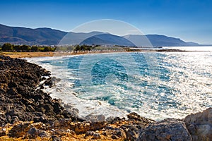 Beautiful greek seascape at sunny day