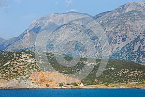 Beautiful greek seascape at sunny day