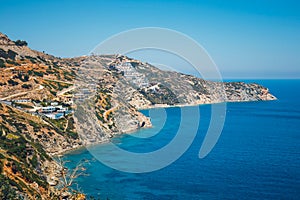 Beautiful greek seascape at sunny day