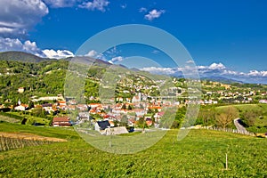 Beautiful green hills of Zagorje