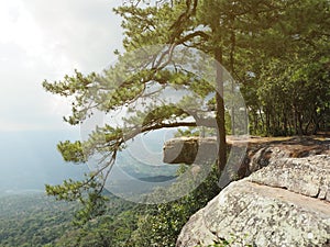 beautiful green mountains/Hills with blue sky background.