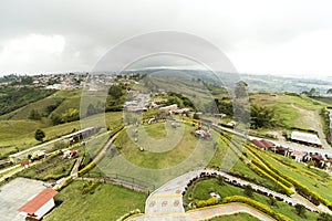 Beautiful Sights of Lookout of Filandia in Quindio, Colombia. photo
