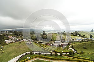 Beautiful Sights of Lookout of Filandia in Quindio, Colombia. photo