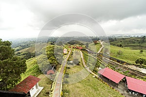 Beautiful Sights of Lookout of Filandia in Quindio, Colombia. photo