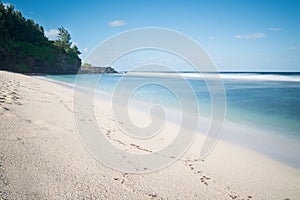 Beautiful Gris Gris sandy beach photo