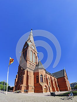 The beautiful Gustaf Adolfskyrkan church