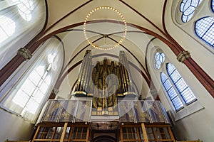 The beautiful Gustaf Adolfskyrkan church