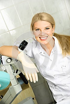 Beautiful gynecologist photo