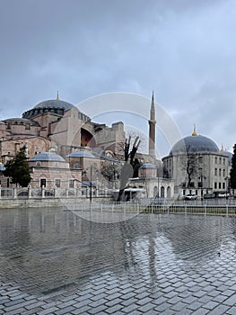 Beautiful Hagia Sophia cathedral church, Istanbul